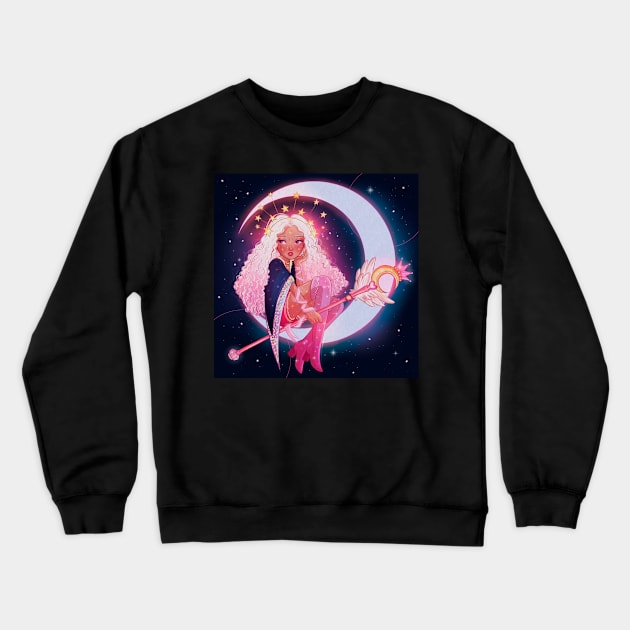 moonlight Crewneck Sweatshirt by ariadnadraws